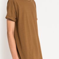 เสื้อยืดผู้ชาย Everyday Oversize (น้ำตาล)