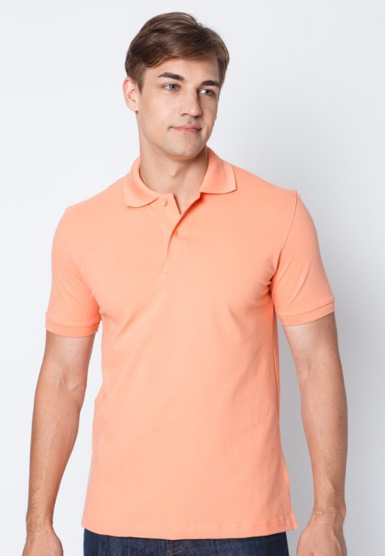 เสื้อ polo รุ่น standard (สีส้มอ่อน) – maxteen