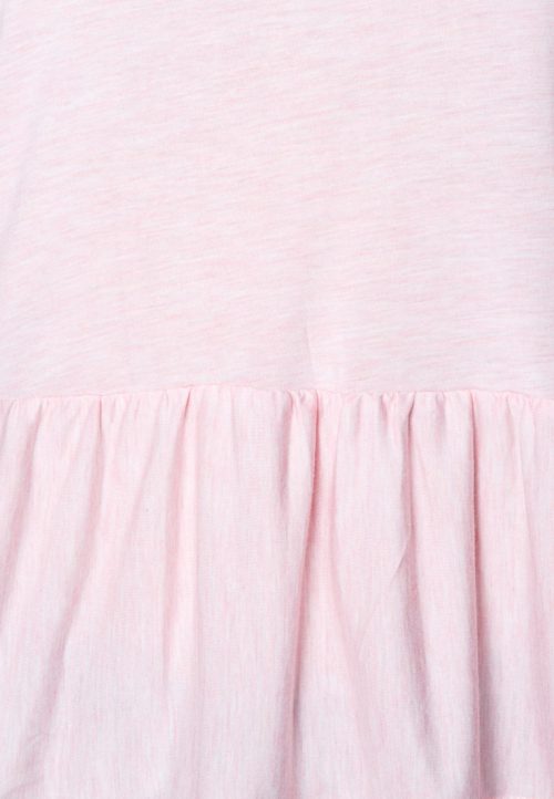 เสื้อยืดคอกลมแขนสั้นชายบนสีชมพูอ่อน เว็บเสื้อผ้าแฟชั่น MAXTEEN