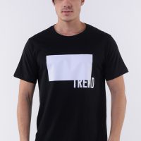 เสื้อยืดสกรีนtrendปั้มนูนเทาด้านเล่นลูกเล่นสะดุดตา