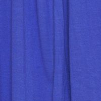 เสื้อเบลาส์ Single-Hued Off-Shoulder Flared-Sleeve (น้ำเงินเข้ม)